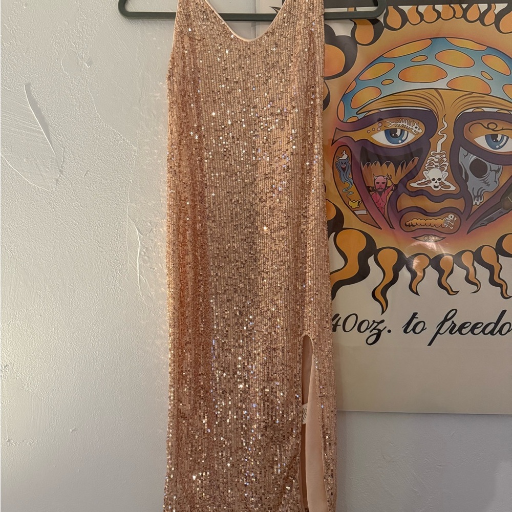 Sequin Sleeveless Dress